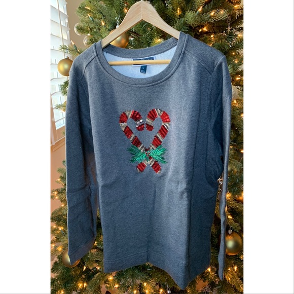 NWT Karen Scott Christmas sweatshirt - Picture 2 of 5